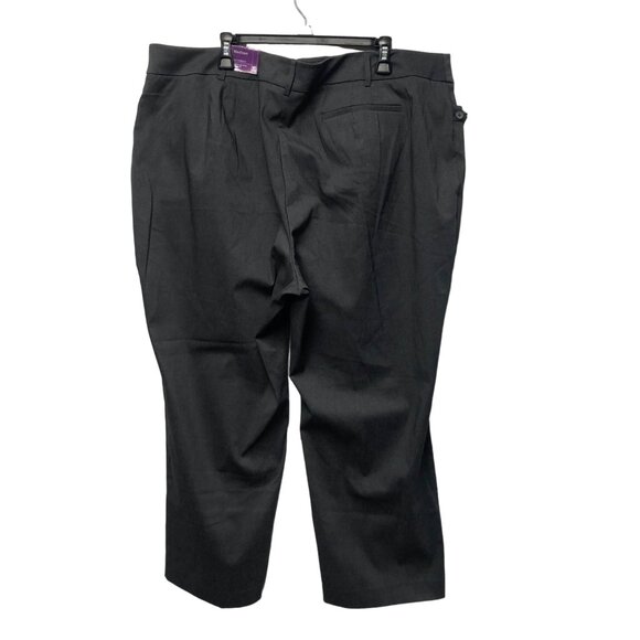 Lane Bryant Madison Pants Womens Size 26 Short Sexy Stretch Gray Trousers NEW - Picture 2 of 6